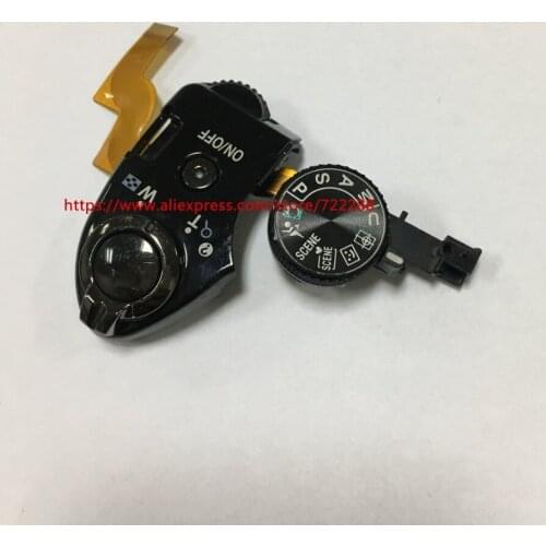 Repair Parts For Nikon P100 Top Case Cover Function Mode Dial Shutter Switch Button Flex Cable