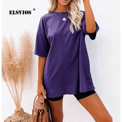 Women Simple O Neck Casual Solid Color Plus Size Summer Fashion T-shirts Short Sleeves Loose Elegant Bottoming Slim Pullover Top