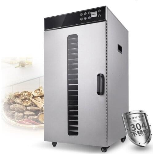 20 Tays Household Food Dryer Machine Fruit And Vegetable Soluble Beans Lemon Fruit Tea Dehydrated Fruit Machine