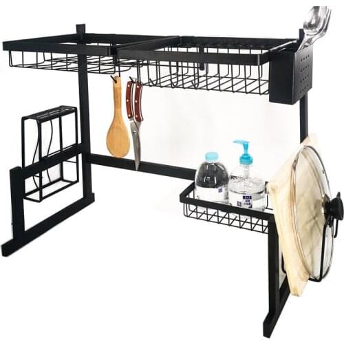 304 stainless steel sink drain dish rack kitchen dish rack drain rack dish rack storage dish rack factory