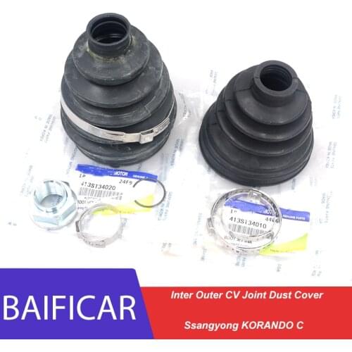 Baificar Brand New Half Driveshaft Inter Outer CV Joint Dust Cover Cap Repair Kit 413ST34010 413ST34020 For Ssangyong KORANDO C