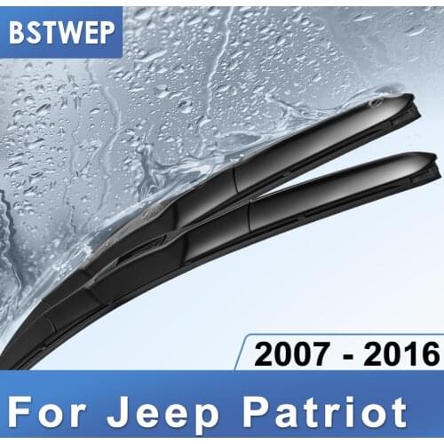 BSTWEP Hybrid Wiper Blades for Jeep Patriot Fit Hook Arms 2007 2008 2009 2010 2011 2012 2013 2014 2015 2016