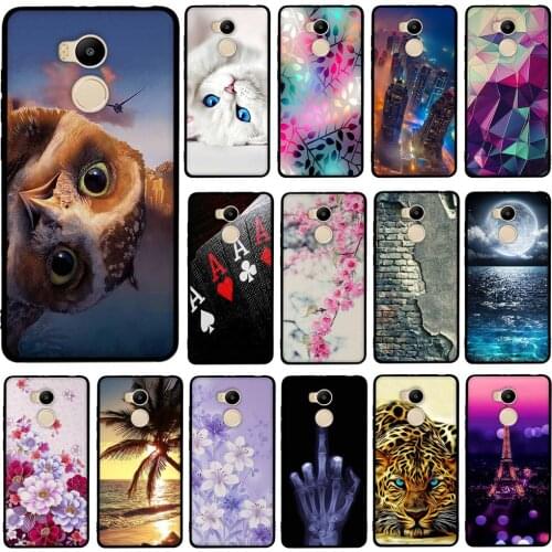 Case For Xiaomi Redmi 4 5.0 inch Back Cover Capa For Redmi 4 Prime Soft TPU Silicone Shell For redmi 4 Phone Coque Funda