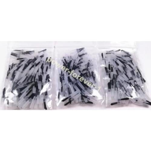 500Pis Black Dental Brushes Sticks Apply Adhesive Bonding Gel Mini Micro Applicator Nylon Hair