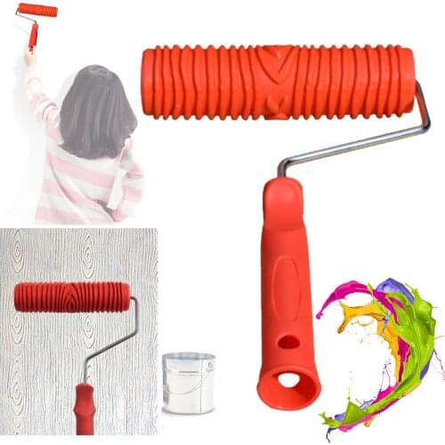 DIY Imitation Wood Grain Tool Wood Grain Roller Grain Painting Tool Set Wood grain diy tool roller brush Hight Quality