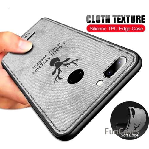 For Xiaomi Pocophone f1 Mi a2 lite 8 se pro 5 6 Max 3 2 Mix2 a1 5x 6x Fashion Deer Cloth Silicon Cover Xiomi Redmi Note 5 6 Pro