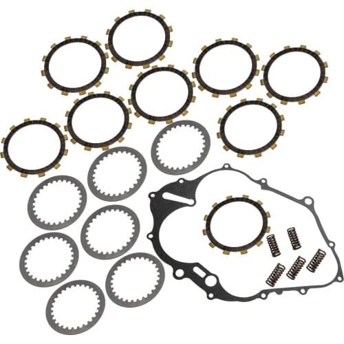 Clutch Kit Discs Springs Gasket Fit for Yamaha Raptor 660 YFM660R 2001 2002 2003 2004 2005