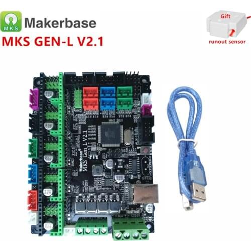 MKS GEN L V2.1 3D printer shield control panel mainboard diy starter kit support a4988 drv8825 tmc2100 tmc2209 tmc2208 tmc2130