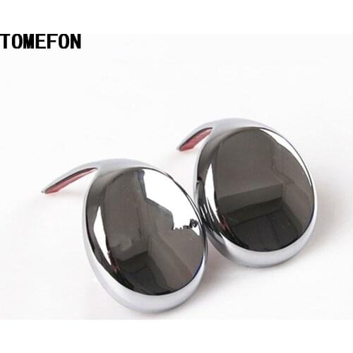 TOMEFON For T0Y0TA RAV4 2014 2015 2016 Gear Head Sequin Trim Newest ABS Chrome Matte Gear Shift Knob Sequin Cover 1piece