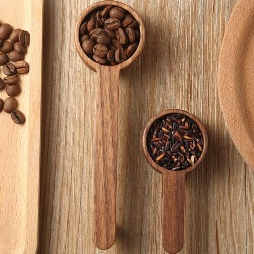 Wood Measuring Spoons Coffee Powder Scoop Spoon For Coffee Seasoning Food Scale cucharas medidoras cocina Kitchen Tool