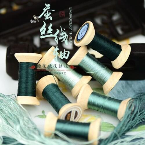 New Item Chinese 100% Silk Embroidery Thread Yarn embroidery floss for Sewing Article Wooden packing