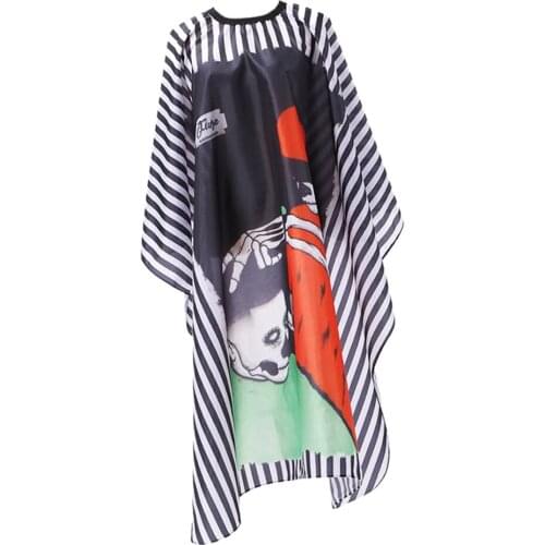 Barber Hair Cutting Cape Non-stick Hair Dye Protecting Gown Apron W/ Snap Buckle