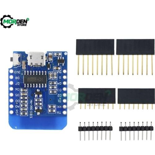 3.3V ESP8266 ESP-12 ESP-12F V2 USB WeMos D1 Mini WIFI Development Board D1 Mini NodeMCU Lua IOT Board CH340G CH340 With Pins
