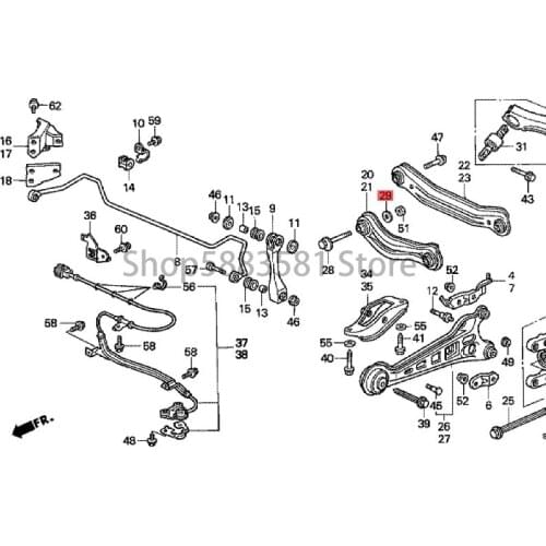 Car Suspension adjustment screw washer Lock ring hon daa cur a2.5tl Drain screw gasket Engine oil aluminum plate screw clamp