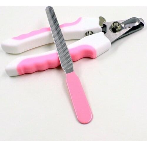 Professional Pet Dog Nail Clipper Cutter Stainless Steel Grooming Scissors Clippers for Animals Cats with Lock