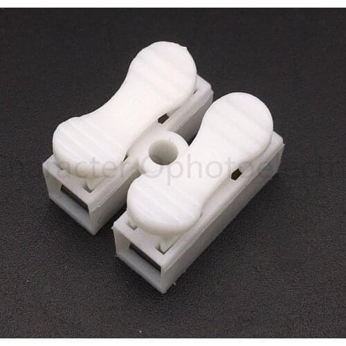 10 x 2p Spring Connector Electrical Cable wire no welding no screws clamp Terminal Block Splice Screws Terminal clamp