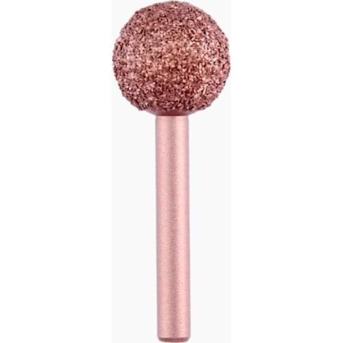 Car Tire Repair Grinding Head Coarse Grit Buffing Wheel With Linking Rod Tire Repair Tools 22Mm Ball With Round Rod