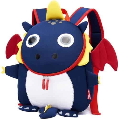 Childrens Backpack Toddler Anti Lost Bags Baby Boys Girls Neoprene Cute Dinosaur Shape Preschool Bag Infant Infantry Pack bags