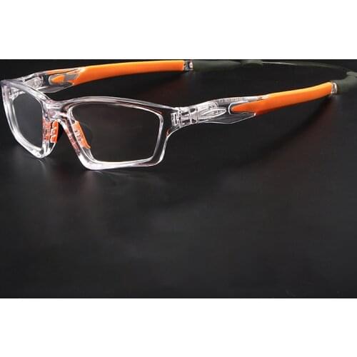 Evove Sports Eyeglasses Frames Male Women Transparent Grey Glasses Men Fashion Running Driving Spectacles for Optical Lens