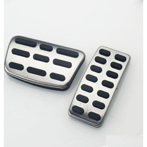 Car Styling Stainless Steel Pedal for Kia K2 Rio Soul for Hyundai Creta ix25 Accent 2011 2012 2013 2014 2015 2016 accessories
