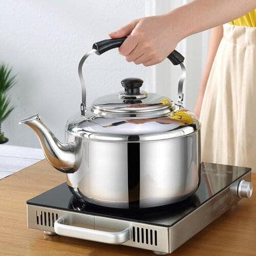 Stainless steel thickened kettle whistle gas gas domestic hot water pot electromagnetic furnace large capacity