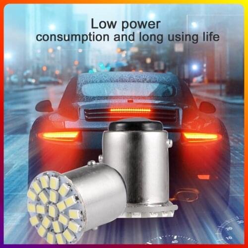 1PC 1157 s25 SMD Led Car Light BAY15D P21/5W Auto Brake Light Bulb Lamps Xenon for ford Car Styling White