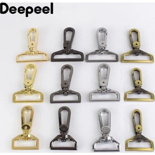2/5/10pcs 32mm Metal Bags Buckle Swivel Trigger Clip Buckles Dog Colllar Clasp Snap Hooks DIY Bag Hardware Accessories E6-2
