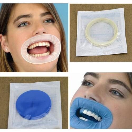 20PCS/LOT Disposable Dental Rubber Dam Cheeks Mouth Openers Latex Oral Retractor for Teeth Whitening Orthodontic Dentist Surgery