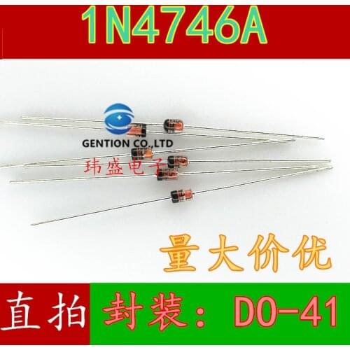 50PCS 1 n4746a IN4746A 18 v 1 w zener diode ST DO-41 glass tube 1 n4746 IN4746 in stock 100% new and original