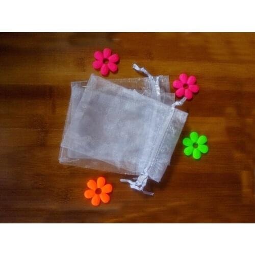 50pcs gray organza gift bags 7x9cm party bags for women event wedding Drawstring bag Jewelry Display Bag Pouch diy accessories