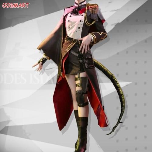 Anime Arknights Talulah Arutorias RHODES ISLAND Game Suit Dress Uniform Cosplay Costume Halloween Party Outfit For Women 2021 NE