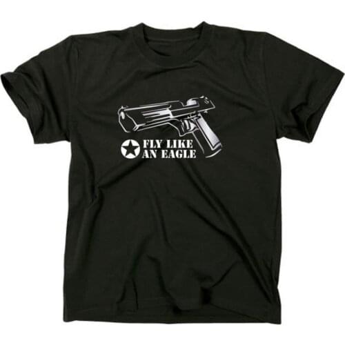 Brand Clothing 2019 Male Harajuku Top Fitness Brand Clothing Desert Eagle/ Mk Counter Strike T-Shirt Design At Shirt