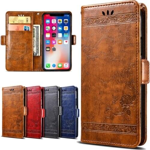 Vintage Embossed Flowers Leather Case For Huawei Honor 4C Pro Y6 9i 5X 6 6A 6X 7 7i 7X 8 Lite 9 7A Pro View 10 V9 Play 6C Pro