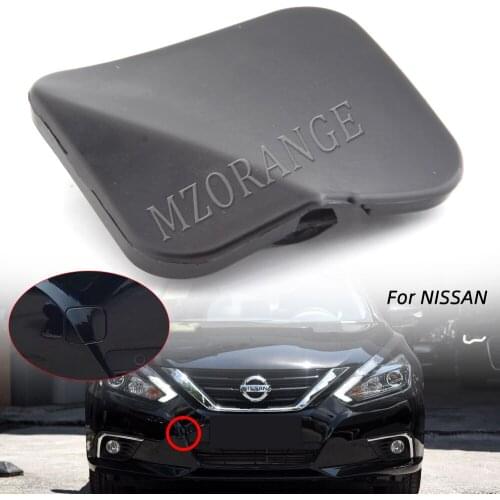 TOW HOOK COVER for NISSAN ALTIMA SEDAN 2016 2017 2018 FRONT BUMPER UNPAINTED Black TOW HOOK COVER