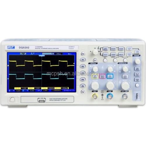 MCP DQ5202 - DIGITAL STORAGE OSCILLOSCOPE 70MHz 100 MHz 200MHz DUAL CHANNEL