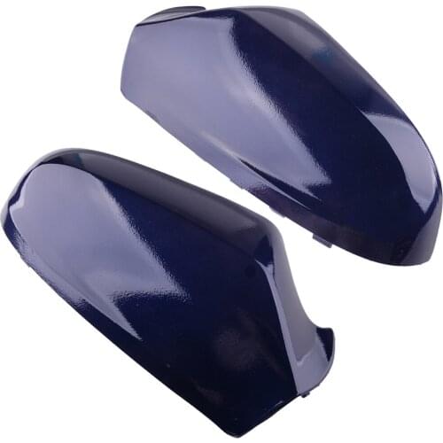 CITALL 1 Pair Rearview Wing Mirror Cover Cap Fit For Vauxhall Opel Astra H MK5 2004 2005 2006 2007 2008 2009 Replacement Blue