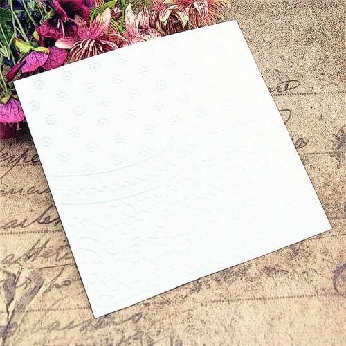 HOT plastic flower wave template craft card making paper card album wedding decoration clip art relief clip Embossing folders