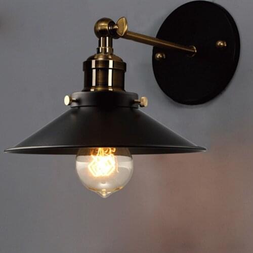 Industrial Edison Vintage Nordic Simplicity 1 Light Wall Lamp Mount Light 22CM Cafe Bar Hall Coffee Shop Club Store Bedside