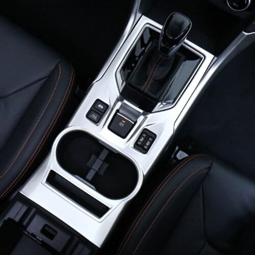 Multiple colors Interior Gear shift Box panel Cover Trim Car Styling Accessories 1pcs For Subaru XV 2018