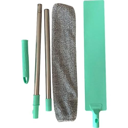 New Bedside Dust Brush Long Handle Mop Reusable Microfibre Duster Sweeping Brush-30