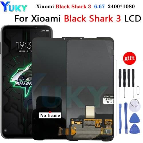 Original Amoled Voor For Xiaomi Black Shark 3 Lcd Voor Xiaomi Black Shark 3 Lcd Touch Screen Digitizer Vergadering lcd