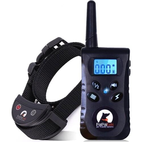 Dog Training Collar With Remote 2 in 1 Automatic Stop Bark Shock Collar 550 Yard Range Rechargeable and Waterproof for Pet Doggy