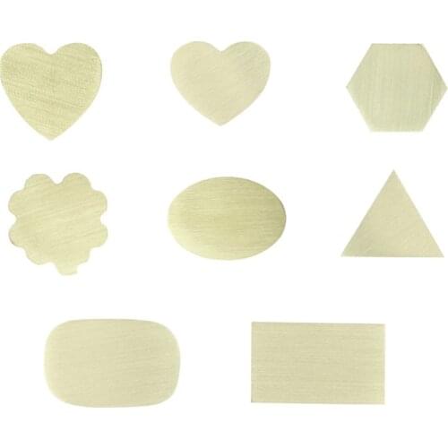 Blank Heart Square Irregular Wax Seal Stamp No Engraved Head Custom Size Postage Stamps Letter Wedding Gift Envelope Journal