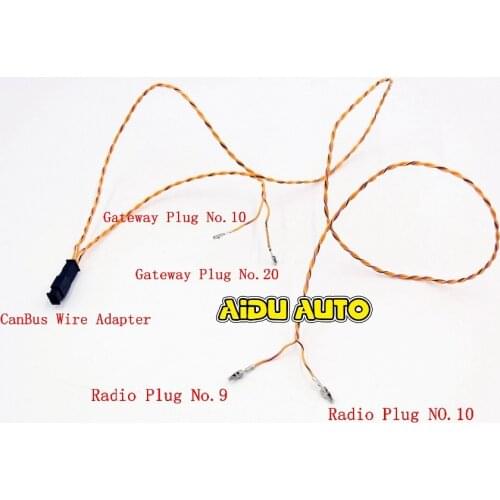 RCN210 RCD510 RNS510 Plug&Play CANBUS Gateway Upgrade Adapter cable Wiring Harness cables