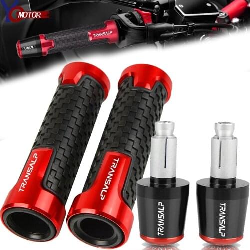 Motorcycle Handle Grips Ends Racing handlebar 22mm 7/8" For Honda TRANSALP 600 650 700 XL700V Transalp ABS XL 650 V1-V7 XL650V