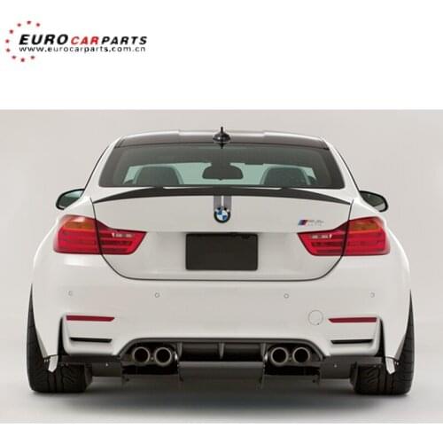 Carbon fiber F80 M3 F82 M4 diffuser fit for F80 M3 F82 M4 carbon fiber material rear diffuser with plate VS style diffuser
