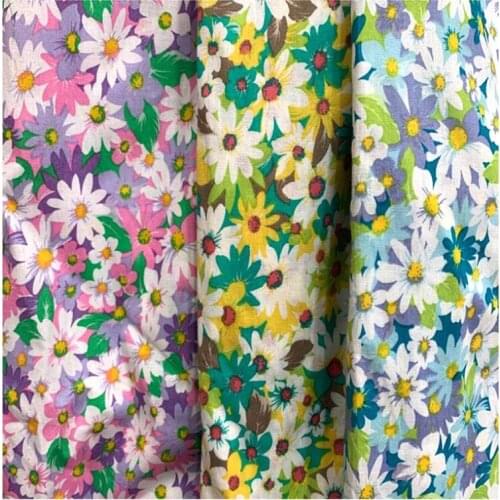 150cm width kimono fabric flower print cotton Fabric Cloth dress skirts Garments Crafts Accessories BH10-27