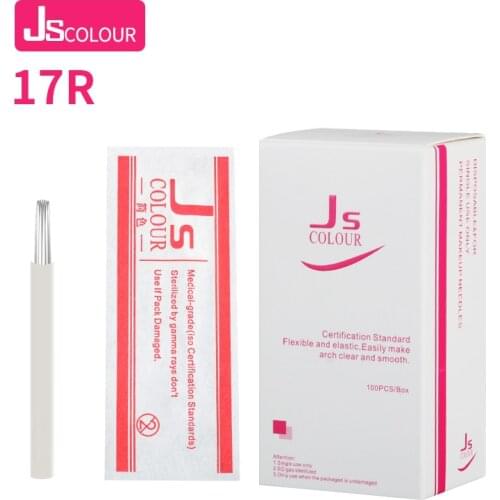 17 Round needles for manual pen Semi permanent makeup manual fog pen needle R17 microblading eyebrow pen needles