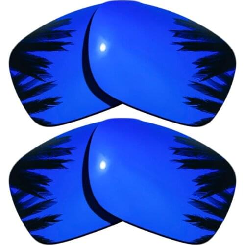 2 Pairs Purple Mirrored Polarized Replacement Lenses for Holbrook Frame 100% UVA & UVB