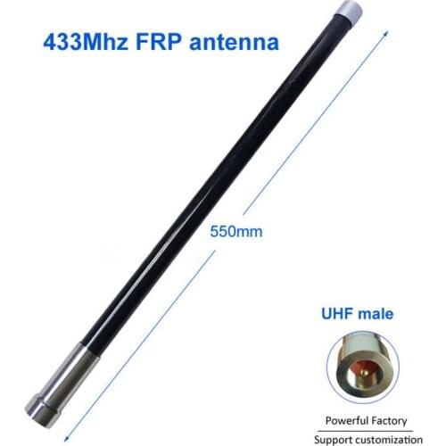 Supplier 4G lte Outdoor Omni Directional Strong Magnetic Base 433Mhz Fiber glass Antenna 15dBi 1pcs